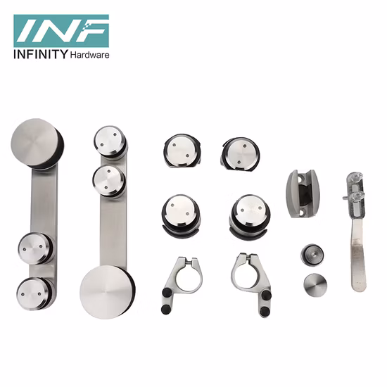 Hardware in vetro per bagno Accessori per porte scorrevoli in vetro in acciaio inossidabile per doccia